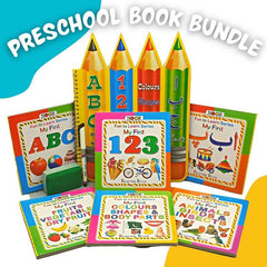 Preschool Book Bundle - 6 Books & 10 in 1 (WIPE N CLEAN)