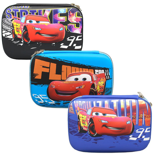 3D Cars Embossed Pouch/Geometry Box