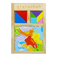 3D Tangram Board Puzzles Games