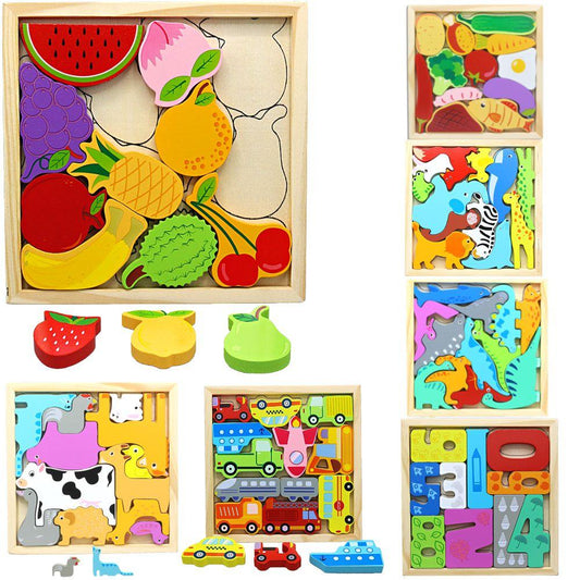 3D Wooden Jigsaw Puzzle Boards