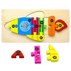 3D Wooden Number(1-10) Jigsaw Puzzle