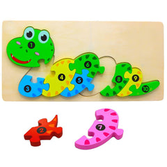 3D Wooden Number(1-10) Jigsaw Puzzle