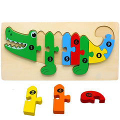 3D Wooden Number(1-10) Jigsaw Puzzle