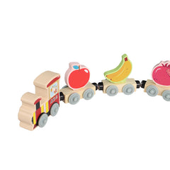 Wooden Magnetic Fruits Little Train 11 Pcs #1861