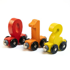 Wooden Mini Magnetic Number Digital Train