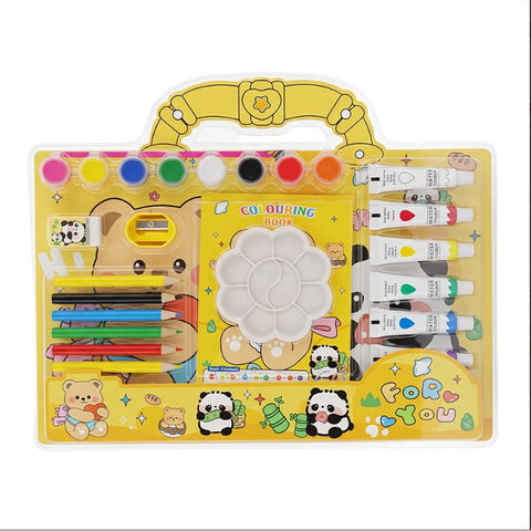 Cute Cartoon Portable Painting Suitcase Set – School Mall - Educational ...