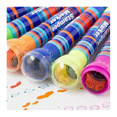 6 Colors Roller Stamper Markers