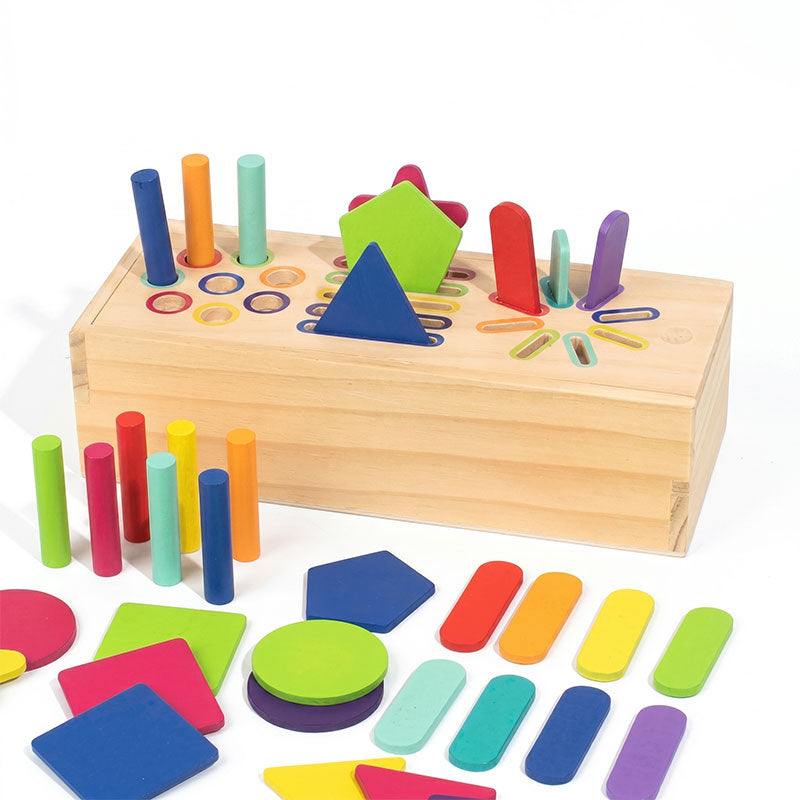 Wooden Shapes Sorting Game