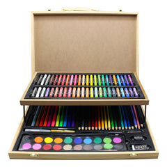 106 Pcs Coloring Kit Wooden