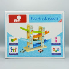 Four Track Scooter - Wooden