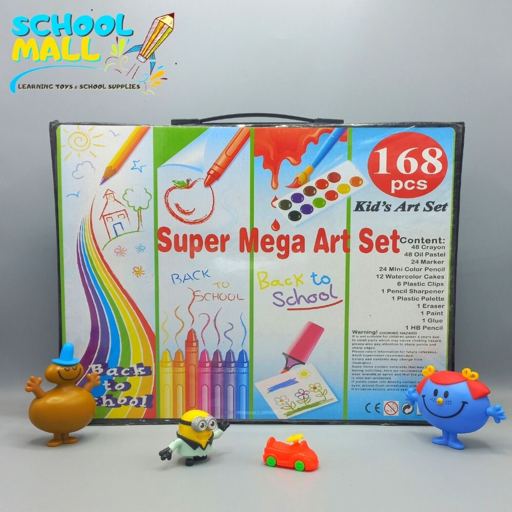 Best Colour Set for Kids | 168 Pcs Colour Art Kit