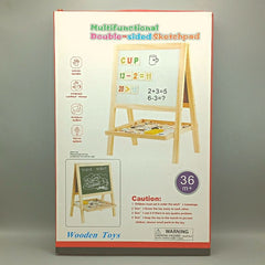 Multifunctional Double Sided Sketchpad Magnetic Wooden - M419