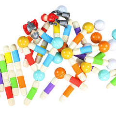 Stretchable Pop Tube Magnetic Sticks 58 Pcs