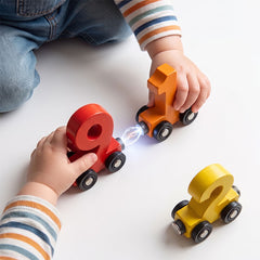 Wooden Mini Magnetic Number Digital Train