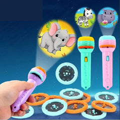 4 Pcs Magic Book with Harmonica & Projector