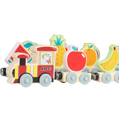 Wooden Magnetic Fruits Little Train 11 Pcs #1861