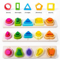 Best Nesting Montessori Wooden Sorting Toy