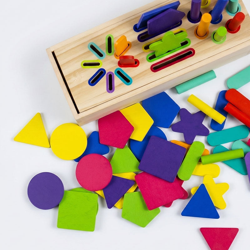 Wooden Shapes Sorting Game