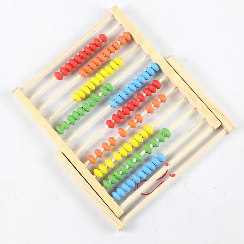 Math Counting Racks Wooden Multicolor Abacus Counting Rack – School Mall - Educational Toys ...