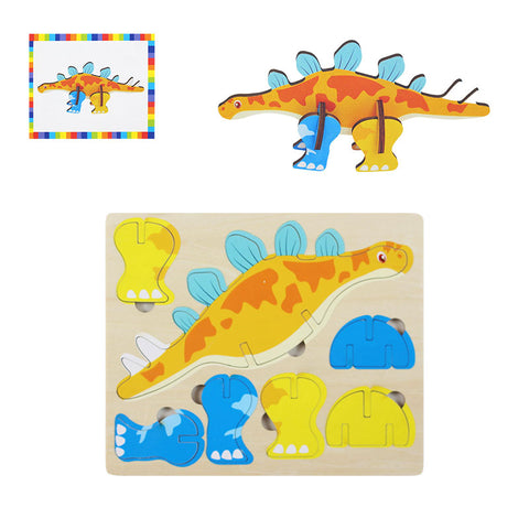 Wooden Insert Puzzle DIY Toy Model for Toddler – School Mall ...