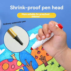 Washable Color Markers Set 18 Pcs with Storage Case