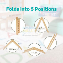 Montessori Wooden Climbing Frame set 4 in 1