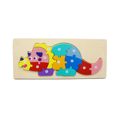 Wooden Dinosaur Number Jigsaw  Puzzles