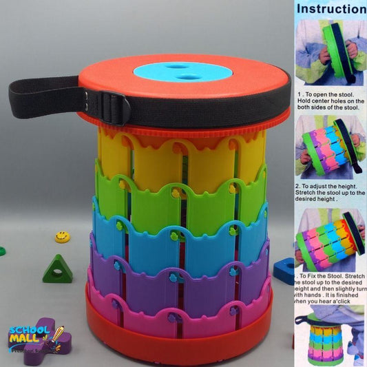 Portable Mini Telescopic Stool Folding