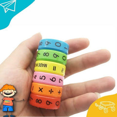 Magnetic Math Equation Cylinder Toy