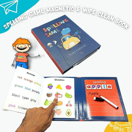 Spelling Game Magnetic & Wipe Clean Book