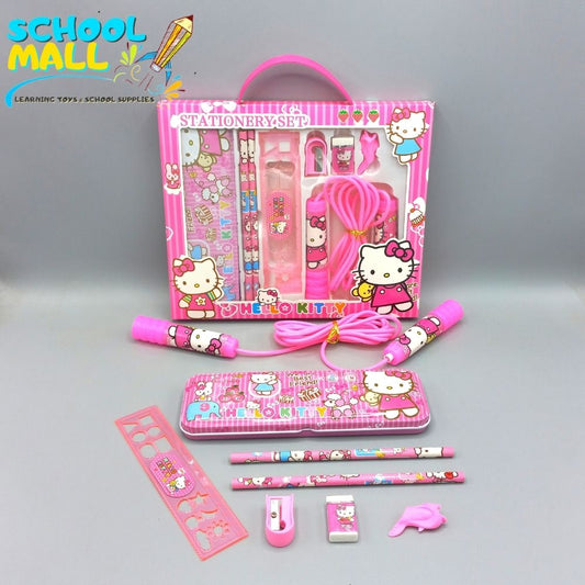 8 Pcs Stationery Set for kids - Hello Kitty