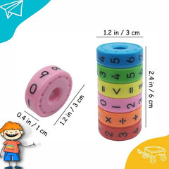 Magnetic Math Equation Cylinder Toy