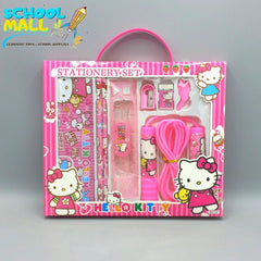 8 Pcs Stationery Set for kids - Hello Kitty