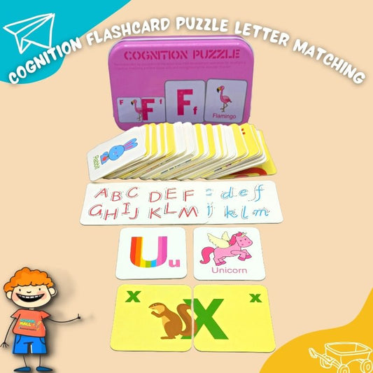 Letter Matching Cognition Puzzle Flashcards