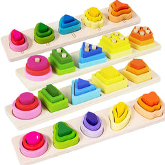 Best Nesting Montessori Wooden Sorting Toy