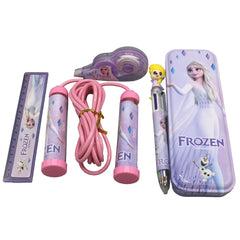 6 in 1 FROZEN Stationery Set with Bottle