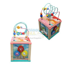 6 in 1 Four Side wire Binding Bead Toy 1563