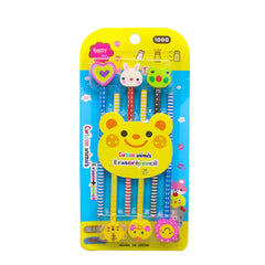 Cartoon Animal Eraser & Pencil