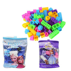 60 Pcs Plastic Building Blocks for Girls