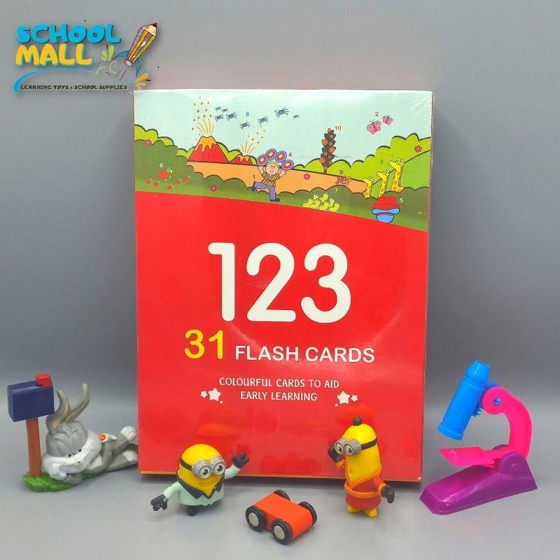 Flash Cards 123 ( 31 Flash Cards ) - (JBD)