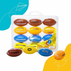 Rugby Ball 12 Pcs Sharpener Set