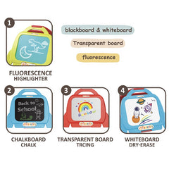 Kids 4 in 1 Creative Learning Artist Drawing Board