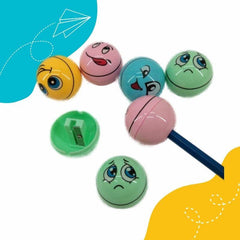 Emoji 12 Pcs Sharpener Set