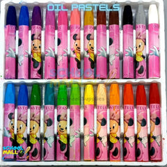 24 Oil Pastels Colors - Micky