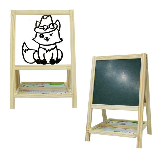 Multifunctional Double Sided Sketchpad Magnetic Wooden board-858