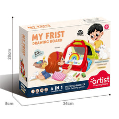 Kids 4 in 1 Creative Learning Artist Drawing Board