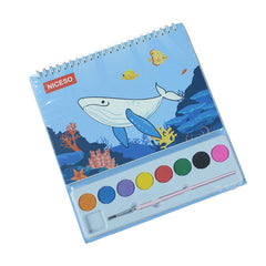 Watercolor Painting Set with Coloring Book