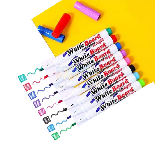 8 Pcs Multi-colour White Board Marker