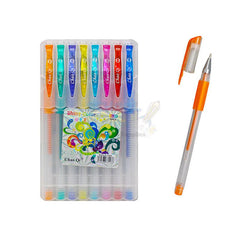 8 Pcs Shiny Glitter Colors Pen