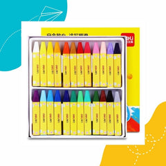 Wax Crayon Stick Candy Color 24 Colors Per Box